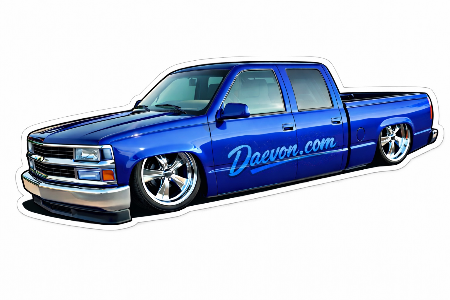 OBS truck sticker