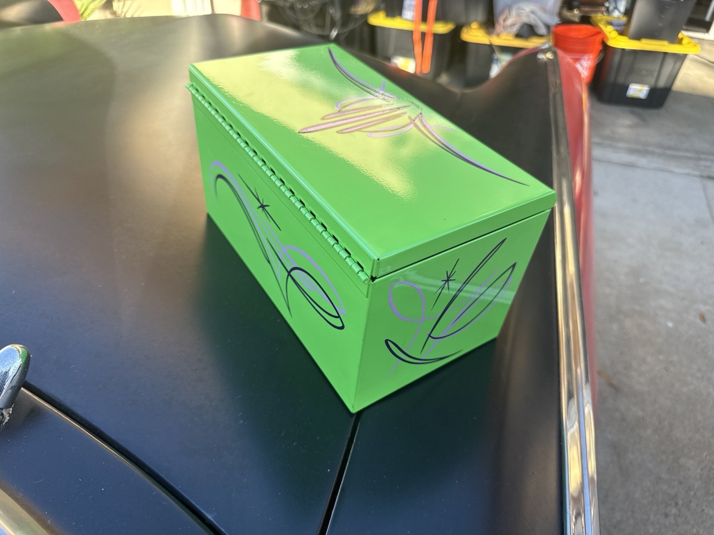 Green toolbox, view 2