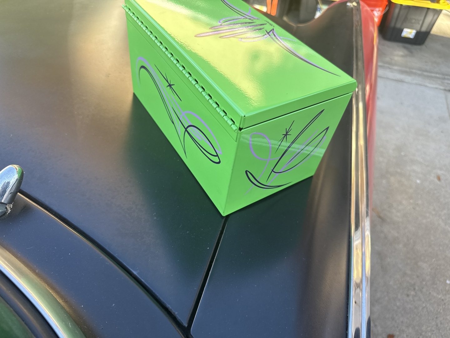 Green toolbox, view 4