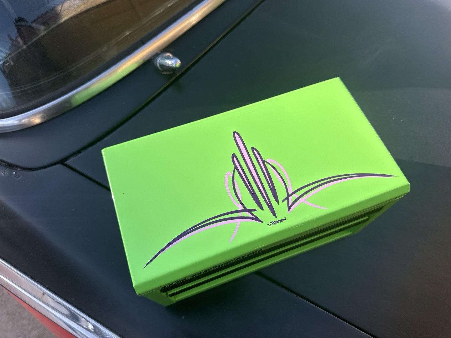 Green toolbox, view 6